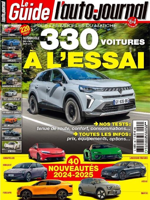 Title details for L'auto Journal by Editions Mondadori Axel Springer (EMAS) - Available